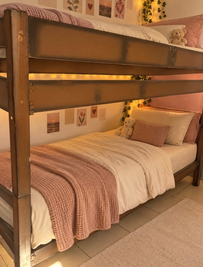 🛏️ Lit superposé 2 places en bois 🤎