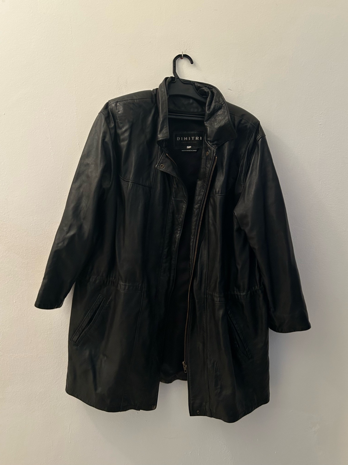Manteau cuir