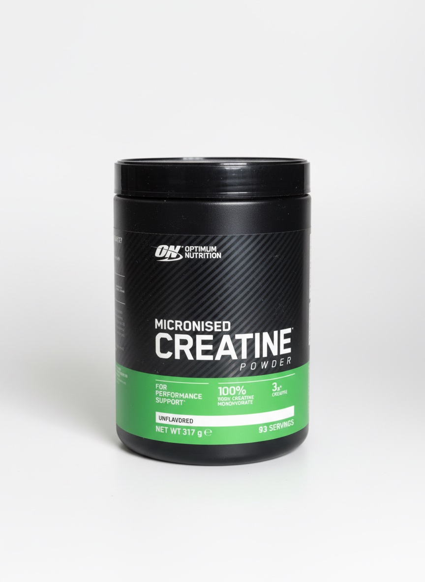 Micronised creatine powder