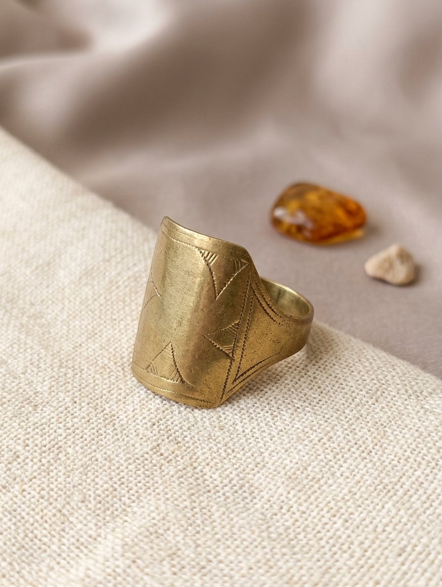 Bague artisanale en cuivre 