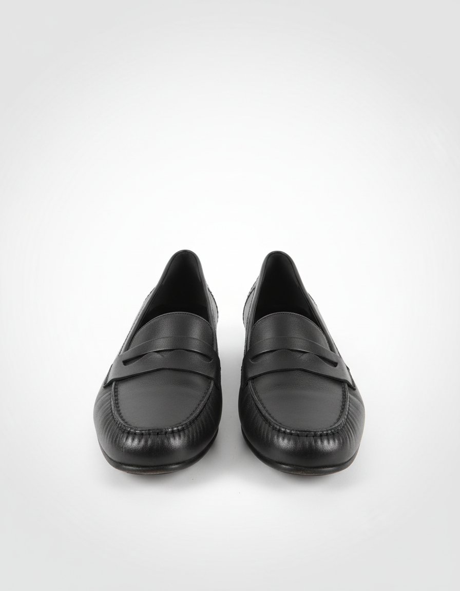 Mocassin en cuir veritable