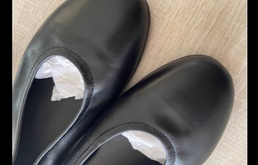 Ballerines en cuir veritable