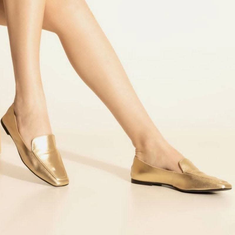Ballerine en cuir