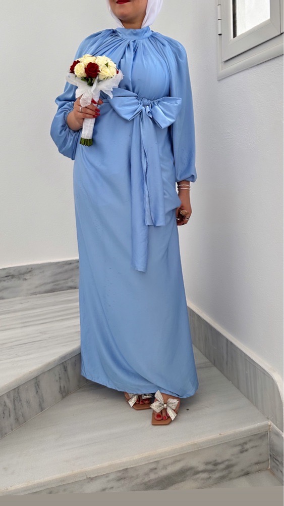 Robe Satin Longue