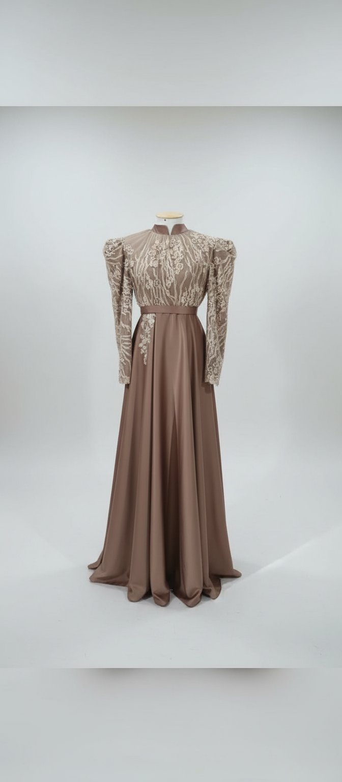 Robe soirée pour femme voilée 