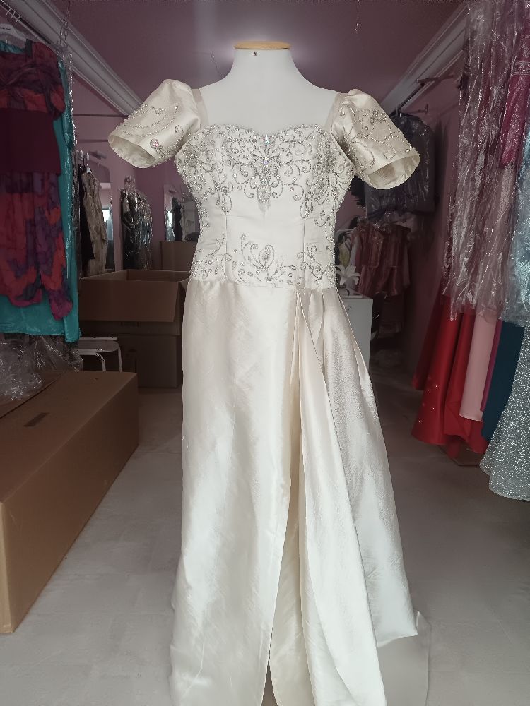 Robe soirée Beige champagne