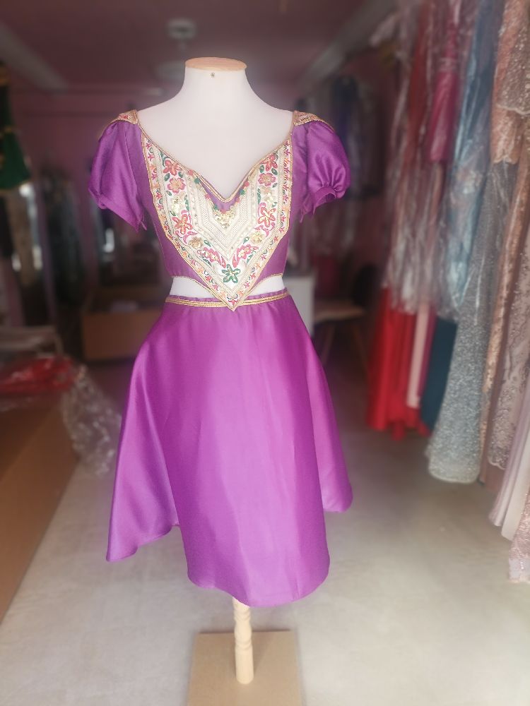 Belle Tenue traditionnelle 2 pièces Violet.