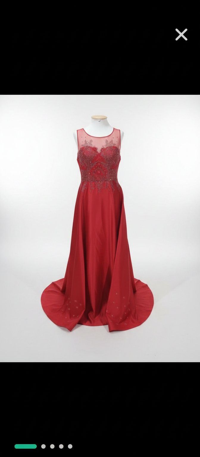 Robe soirée en satin