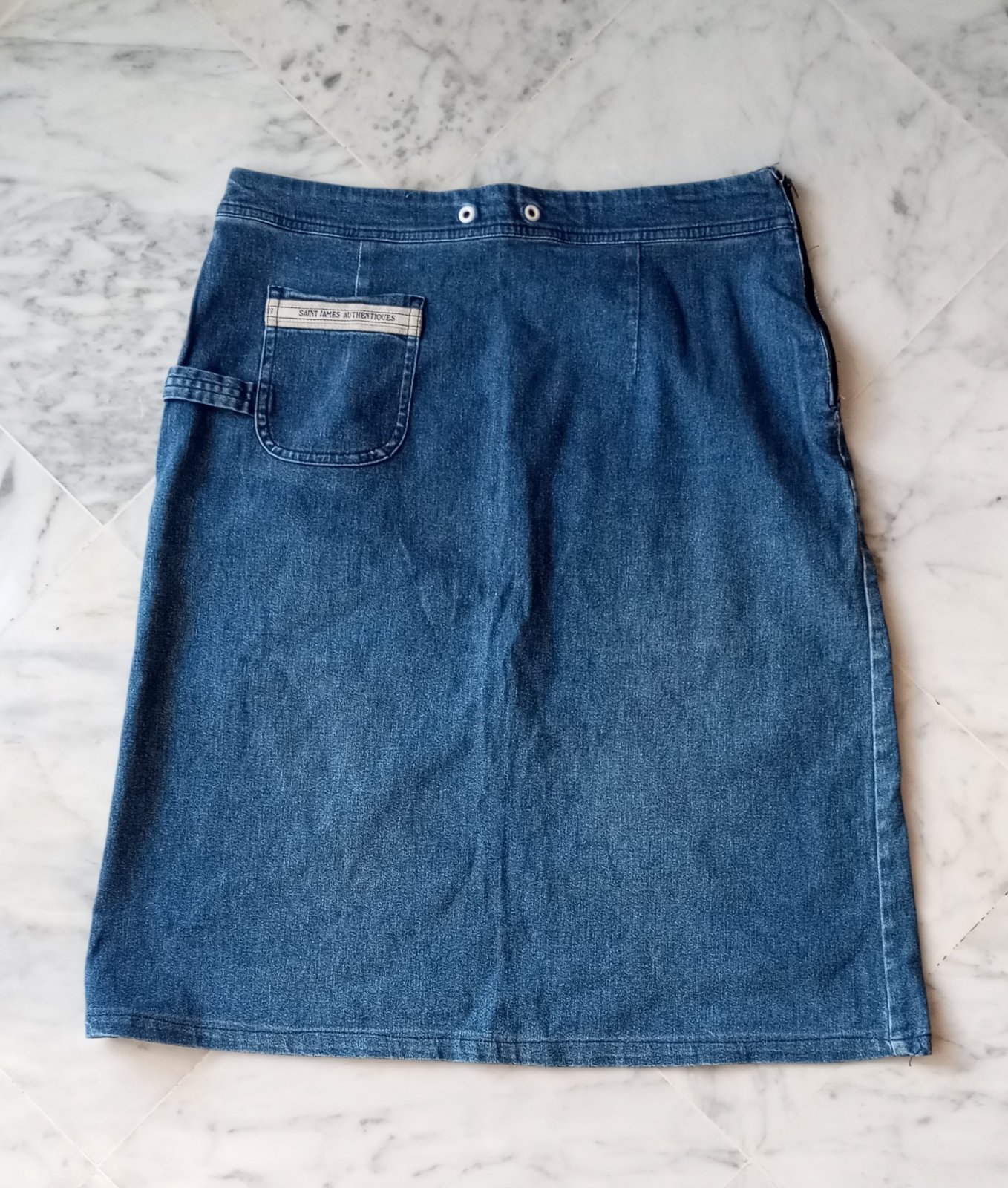 Jupe jean bleue