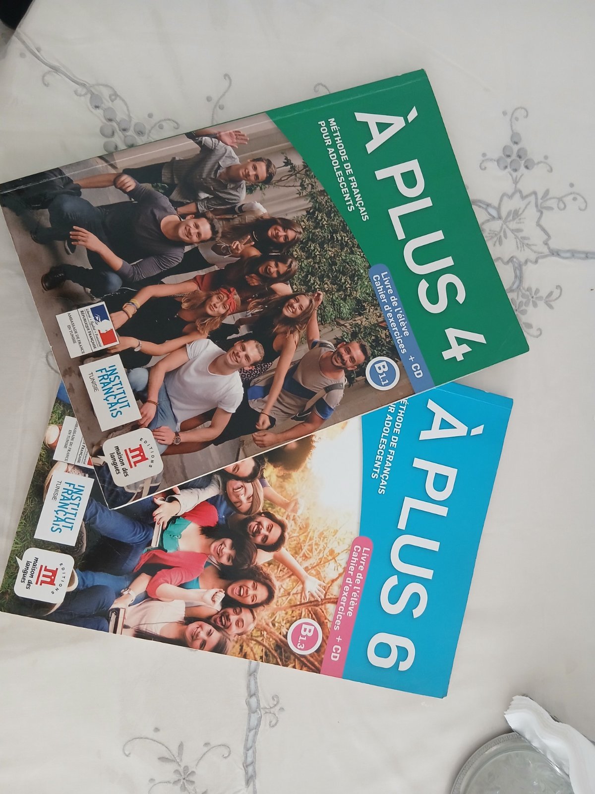 Lot de 2 Livres pour apprendre le français niveaux B1.1 et B1.3 