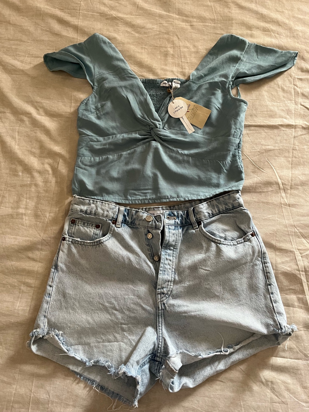 Top et short zara