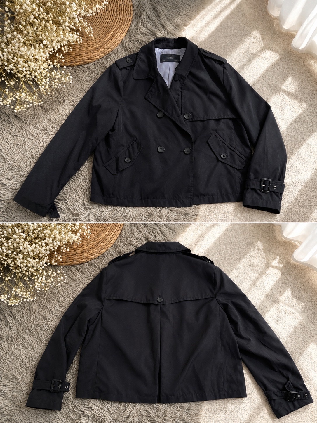 Trench bleu 