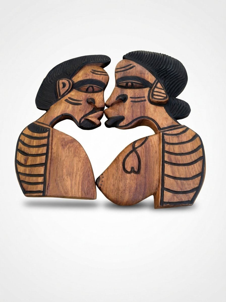  2 Sculptures en ébène importé du Sénégal 