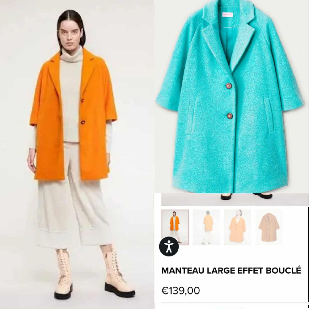 Manteau bouclette 