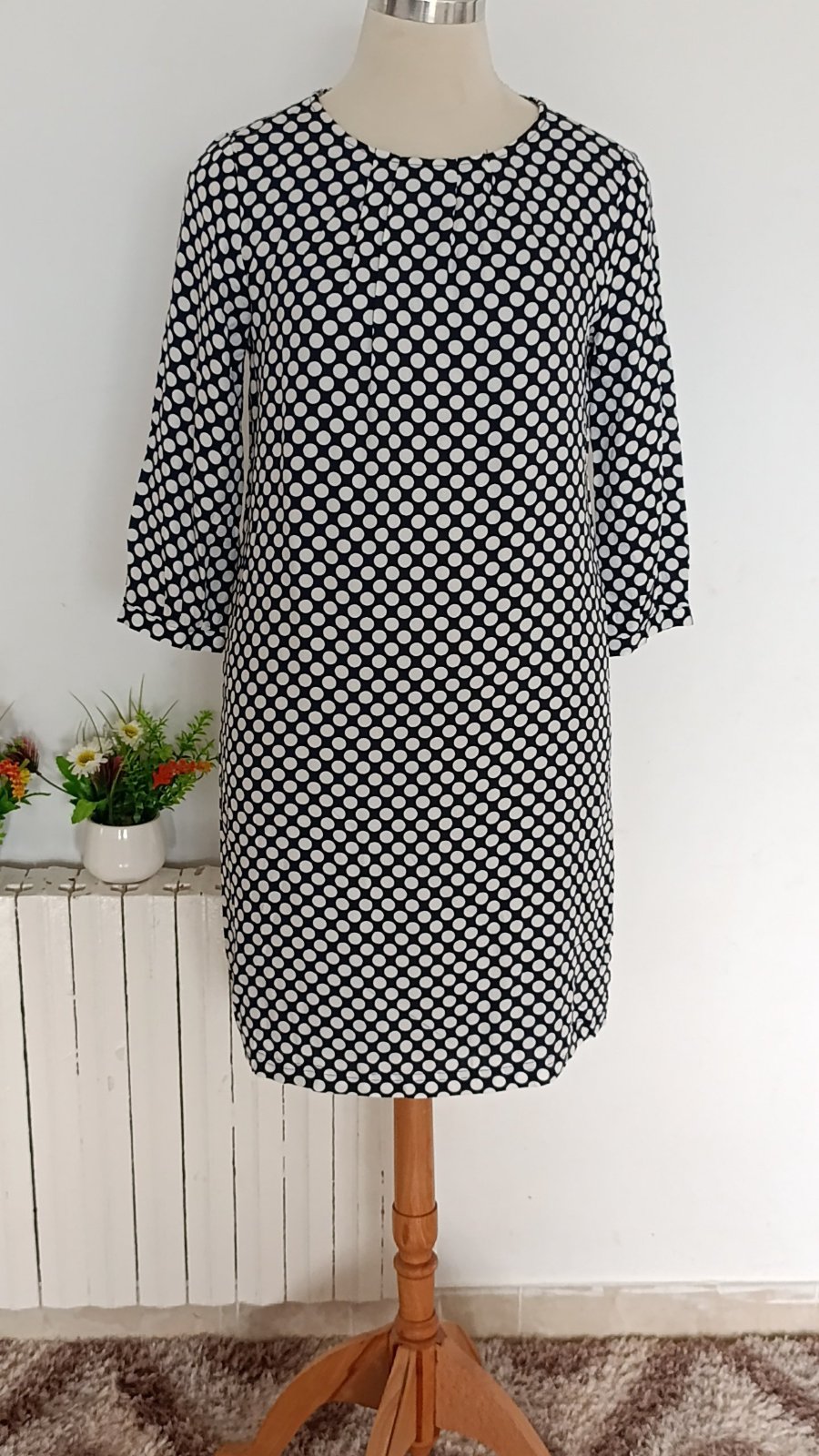 Robe coton avec doublure 