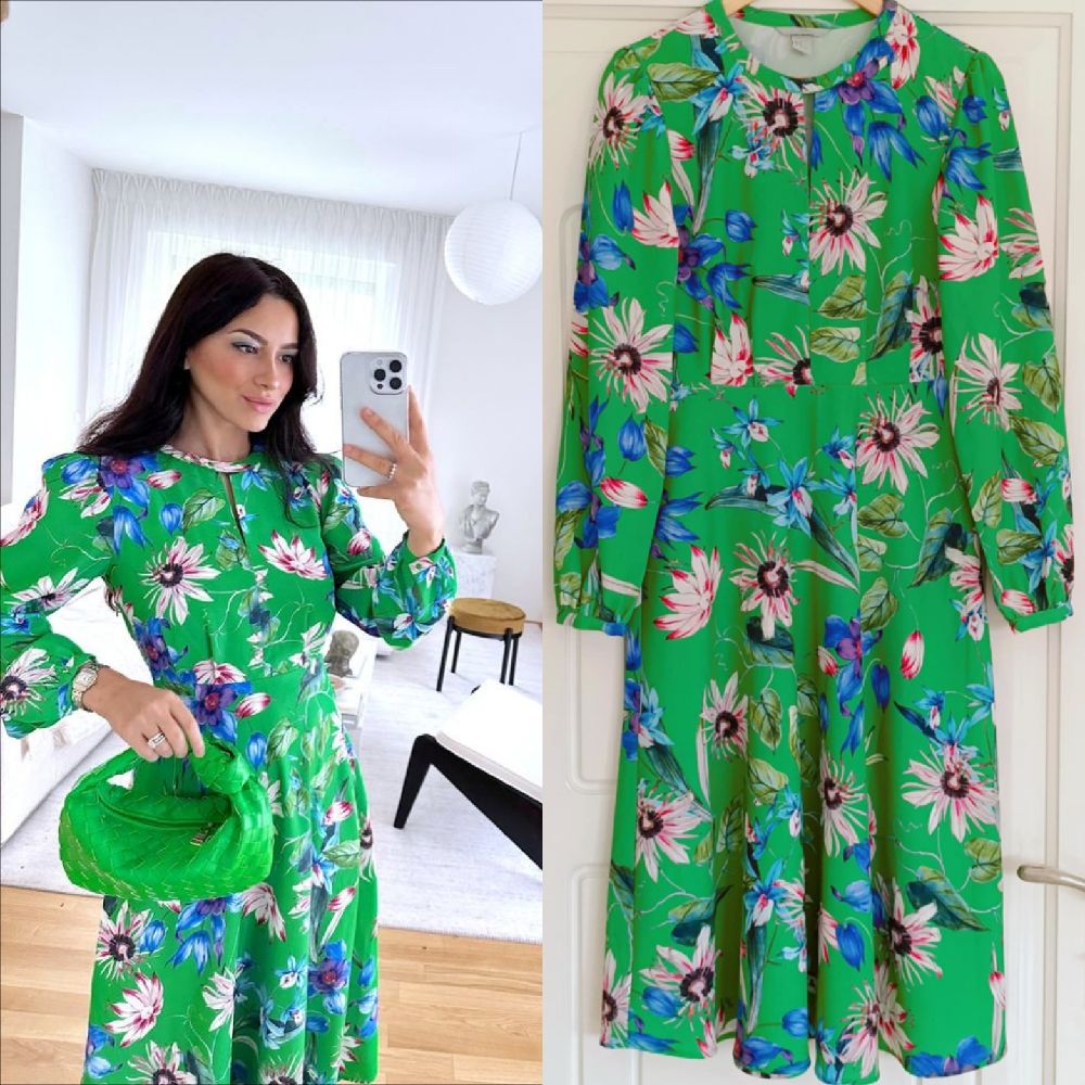Robe h&m manches bouffantes 