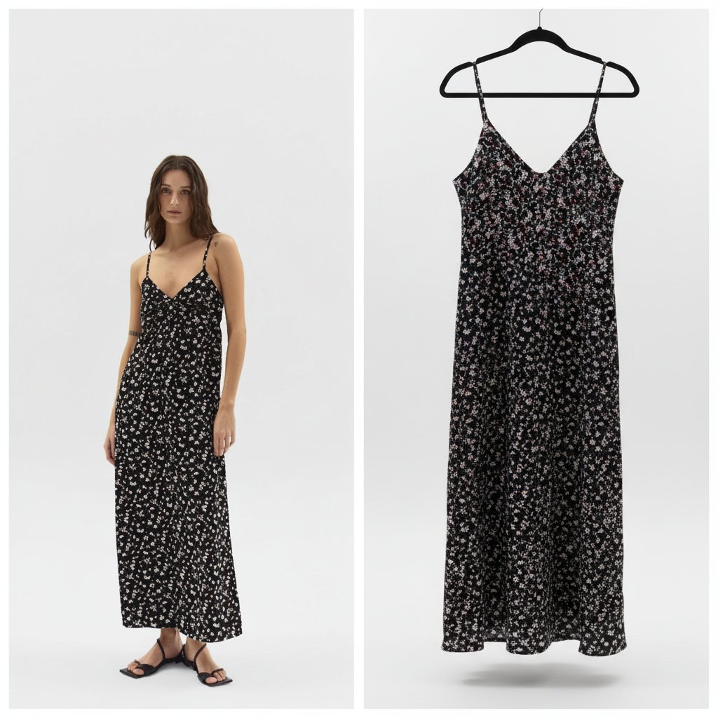 Robe fleurie h&m