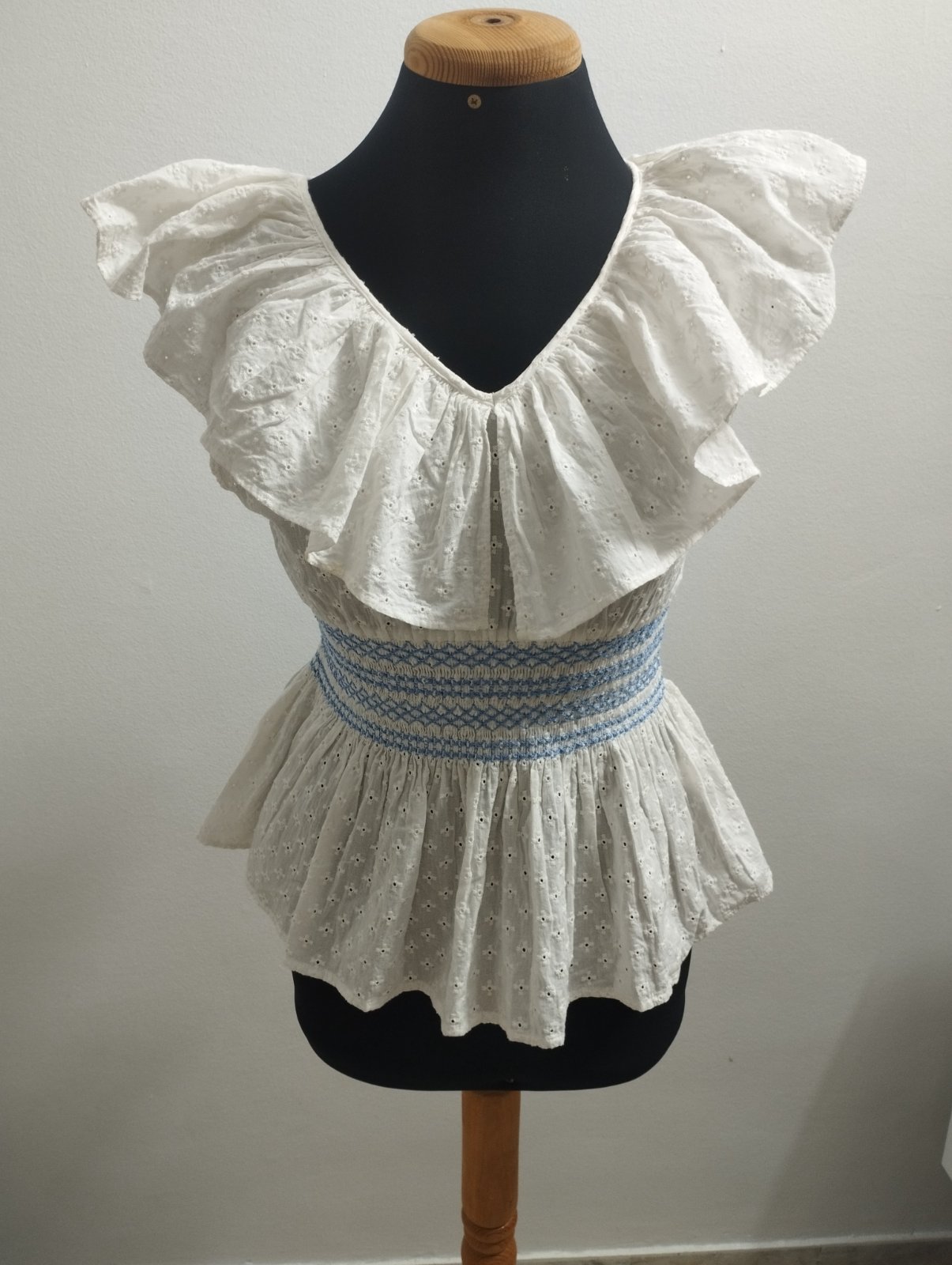 Tunique en broderie anglaise 