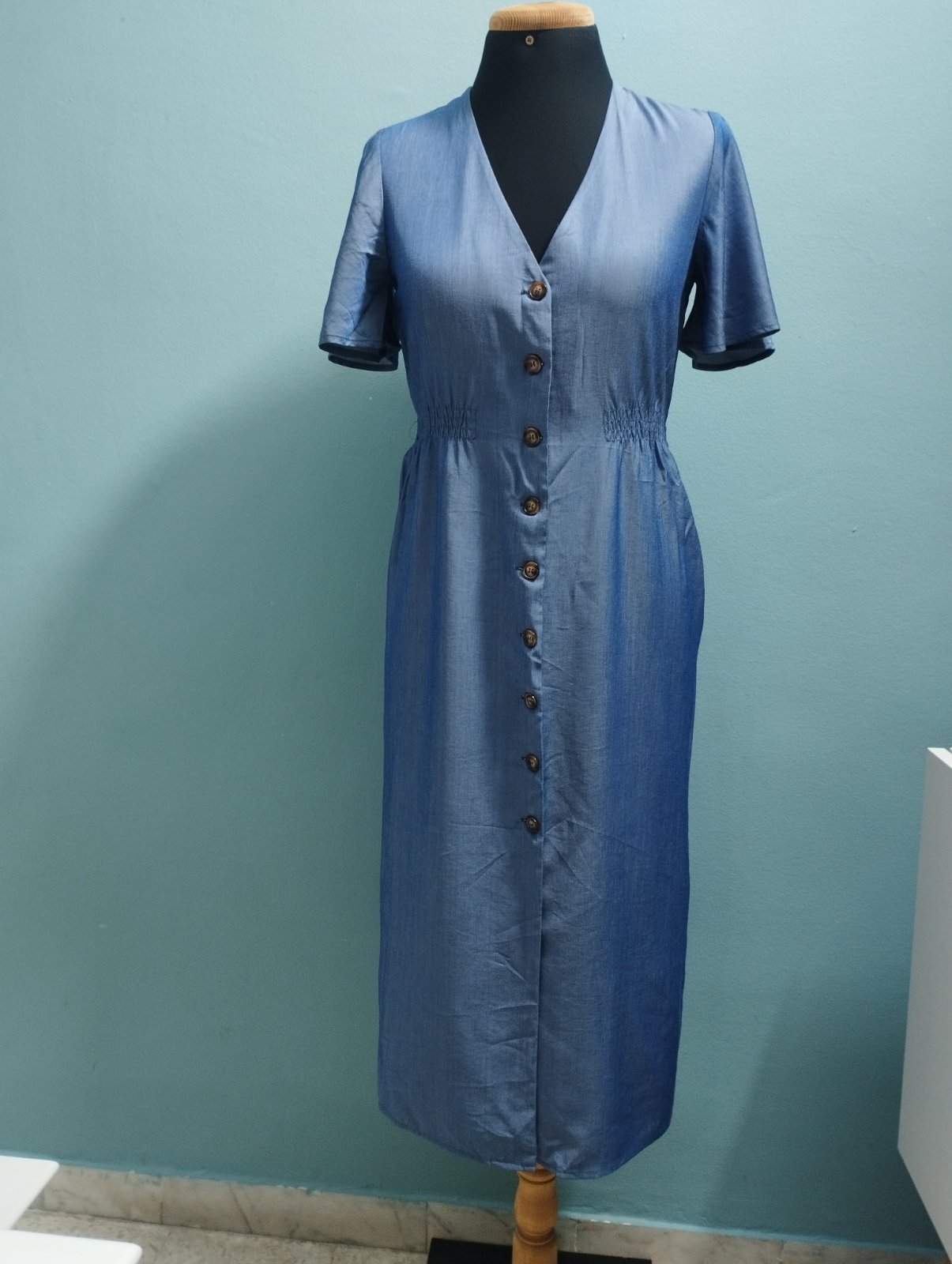 Robe en jean fluide 