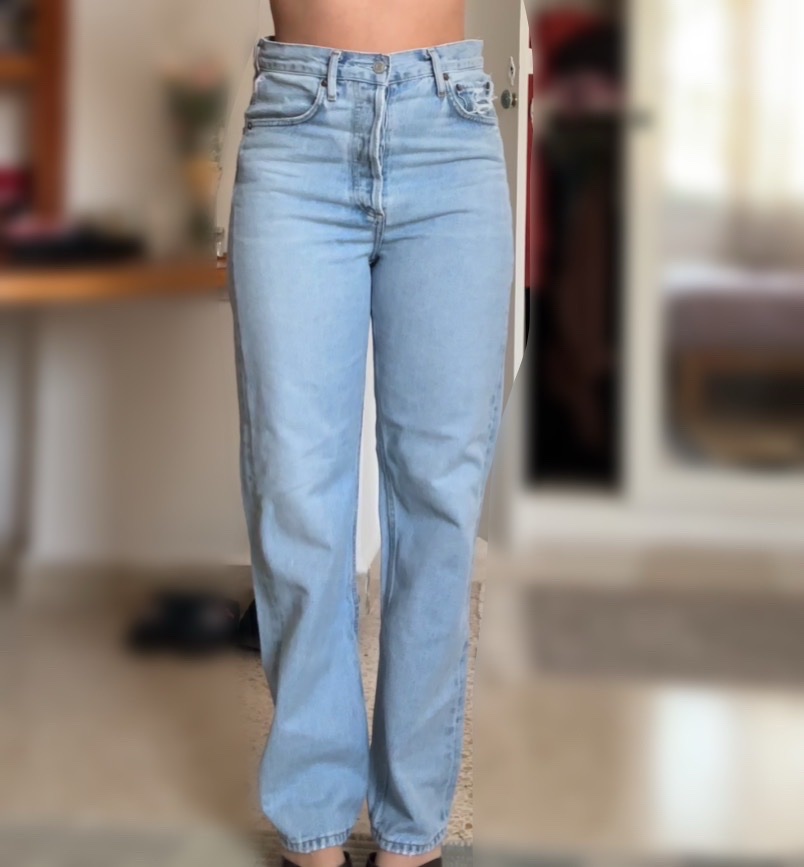 Jean jeans clair 90'S CROP MID RISE STRAIGHT