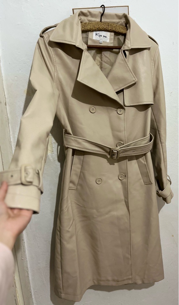 Trenche cuir tendance taille M