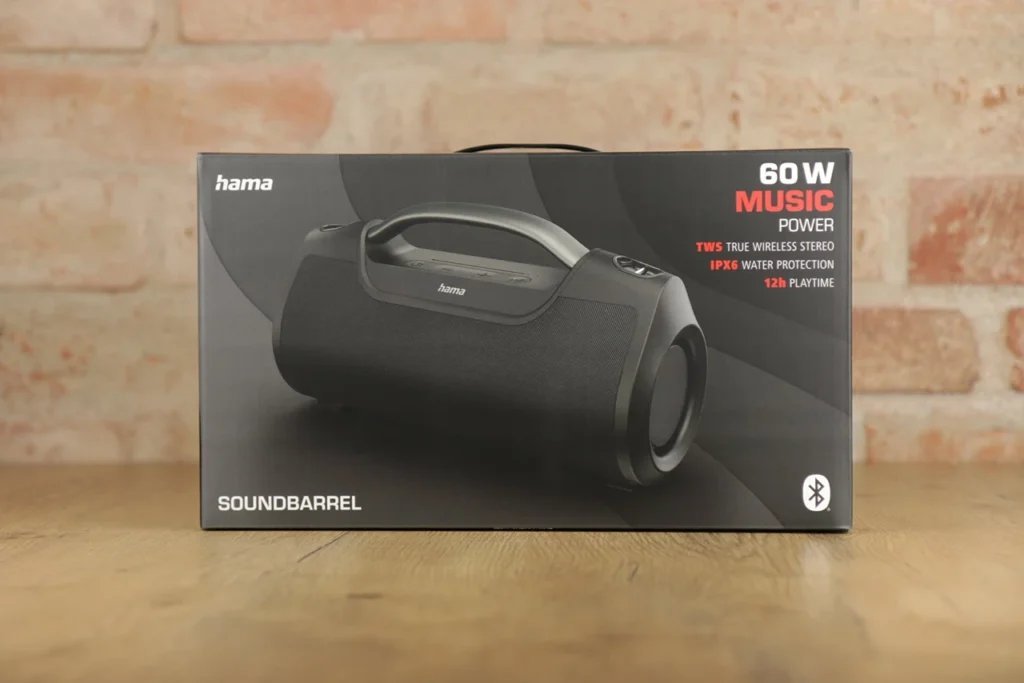 Enceinte bluetooth hama soundbarrel 60 w