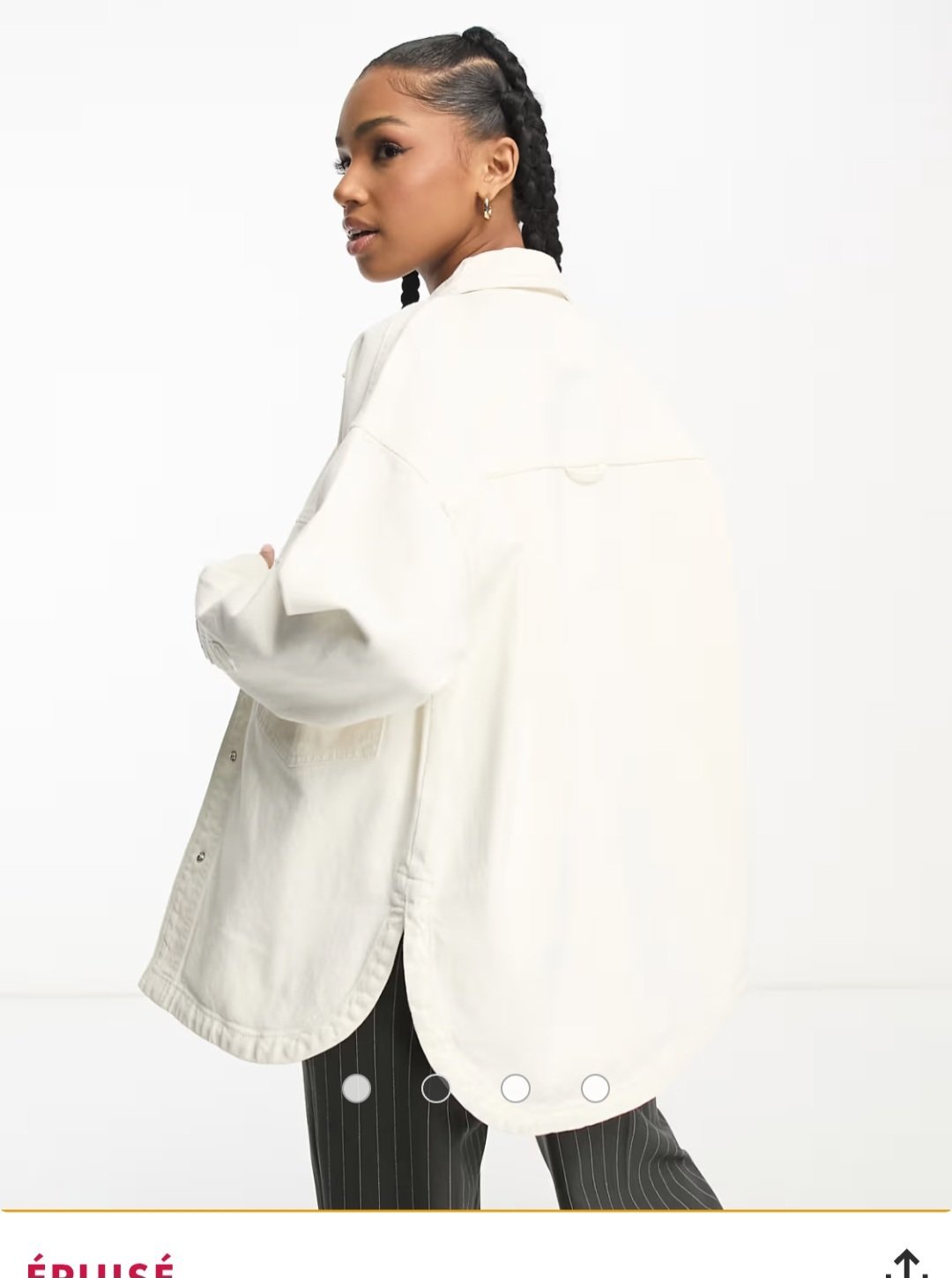 Veste-chemise oversize en parfait état .
