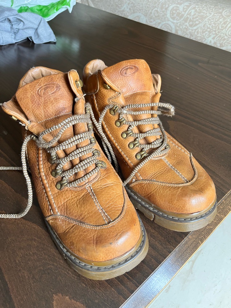 Bottes homme en cuir