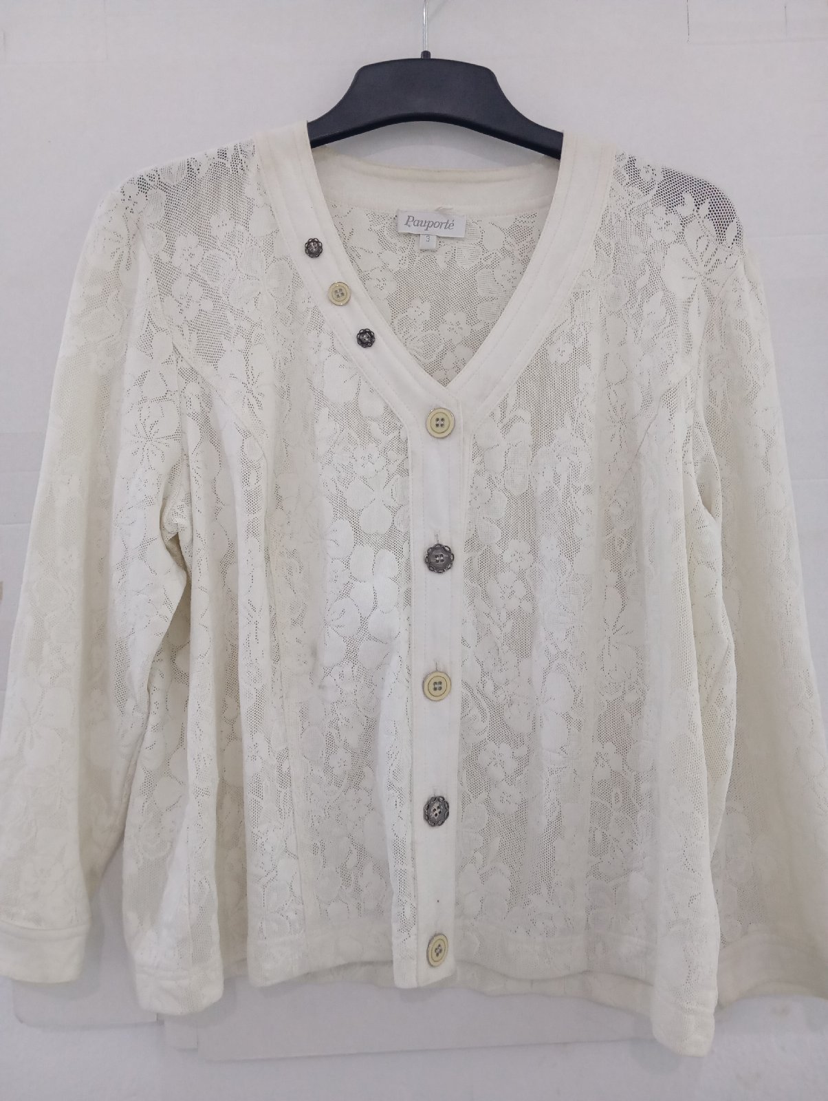 Gilet en Dentelle Blanche (Pauporté)