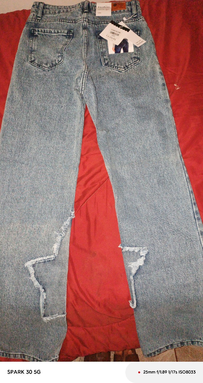 Pontallon Large couleur Bleu 