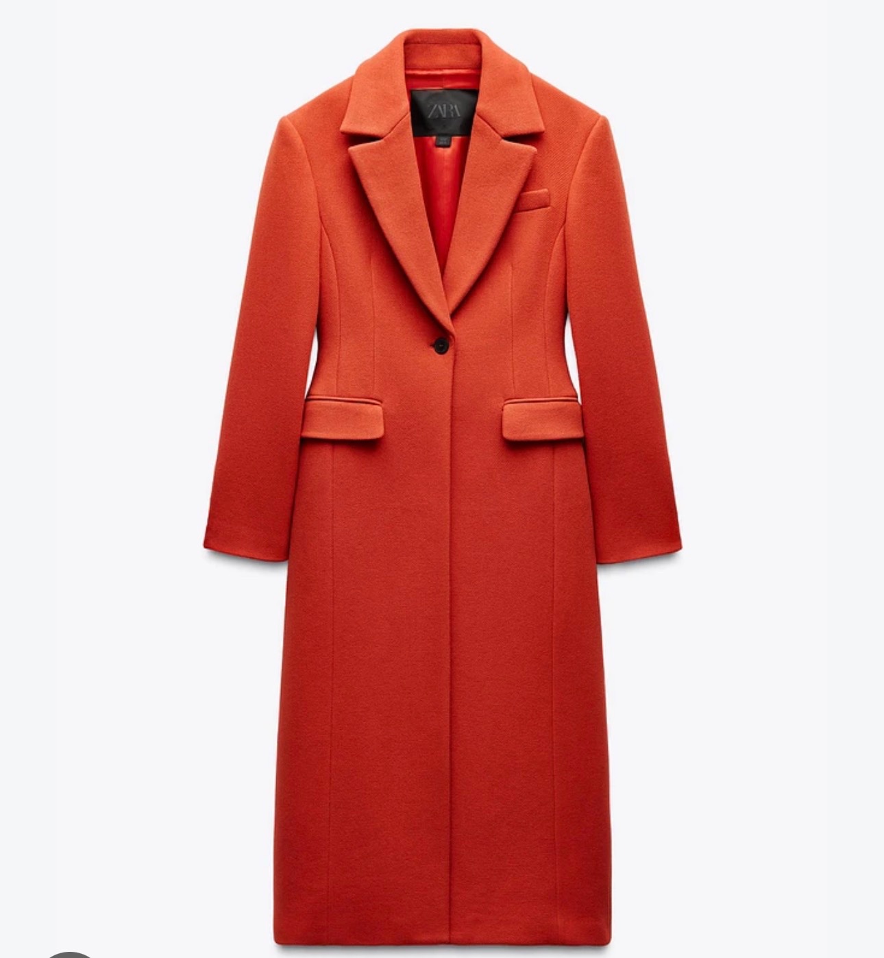 Manteau zara orange 