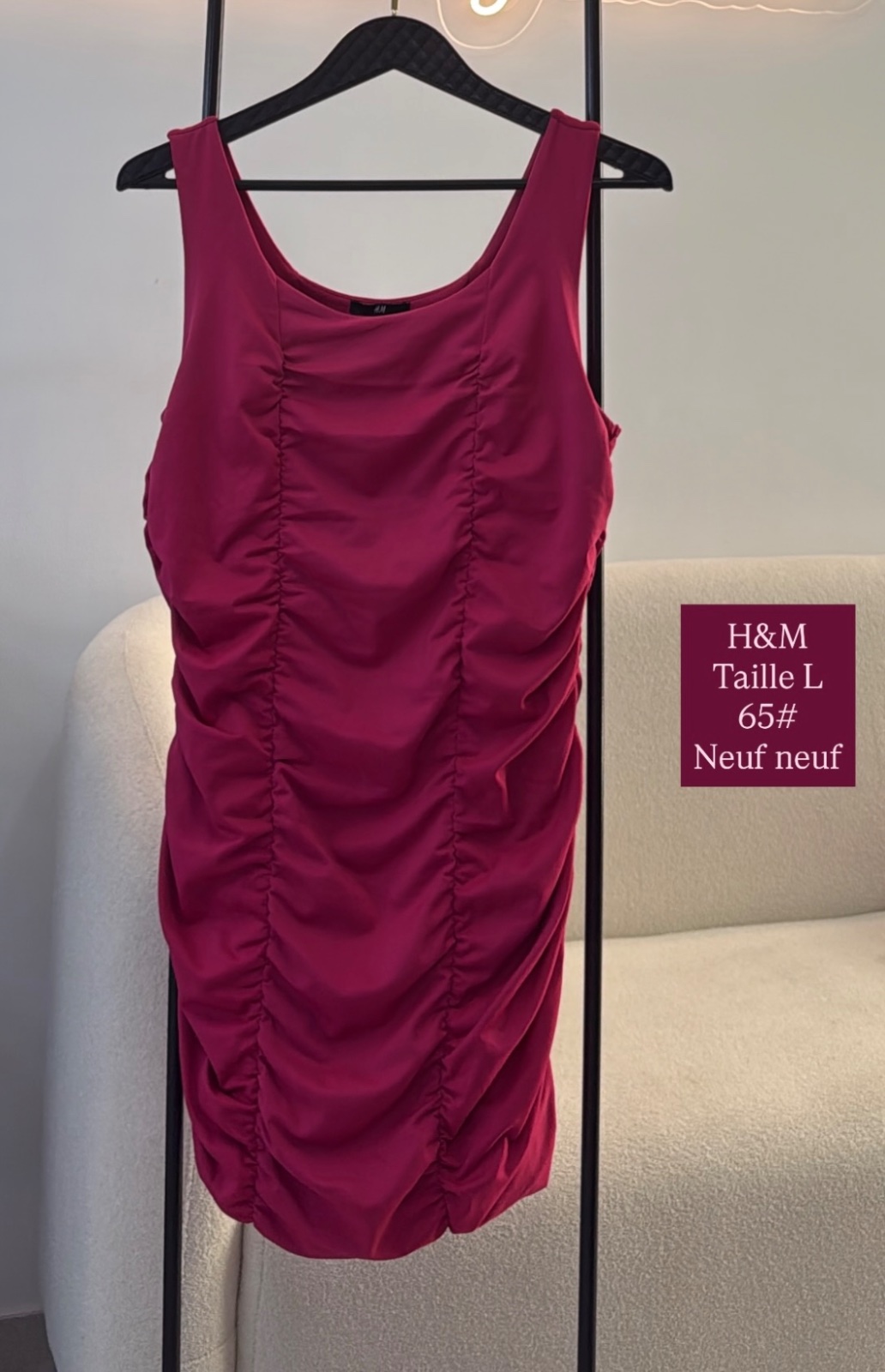 Robe rose 