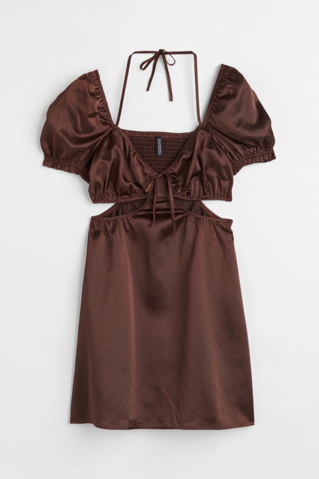 Robe en satin H&M
