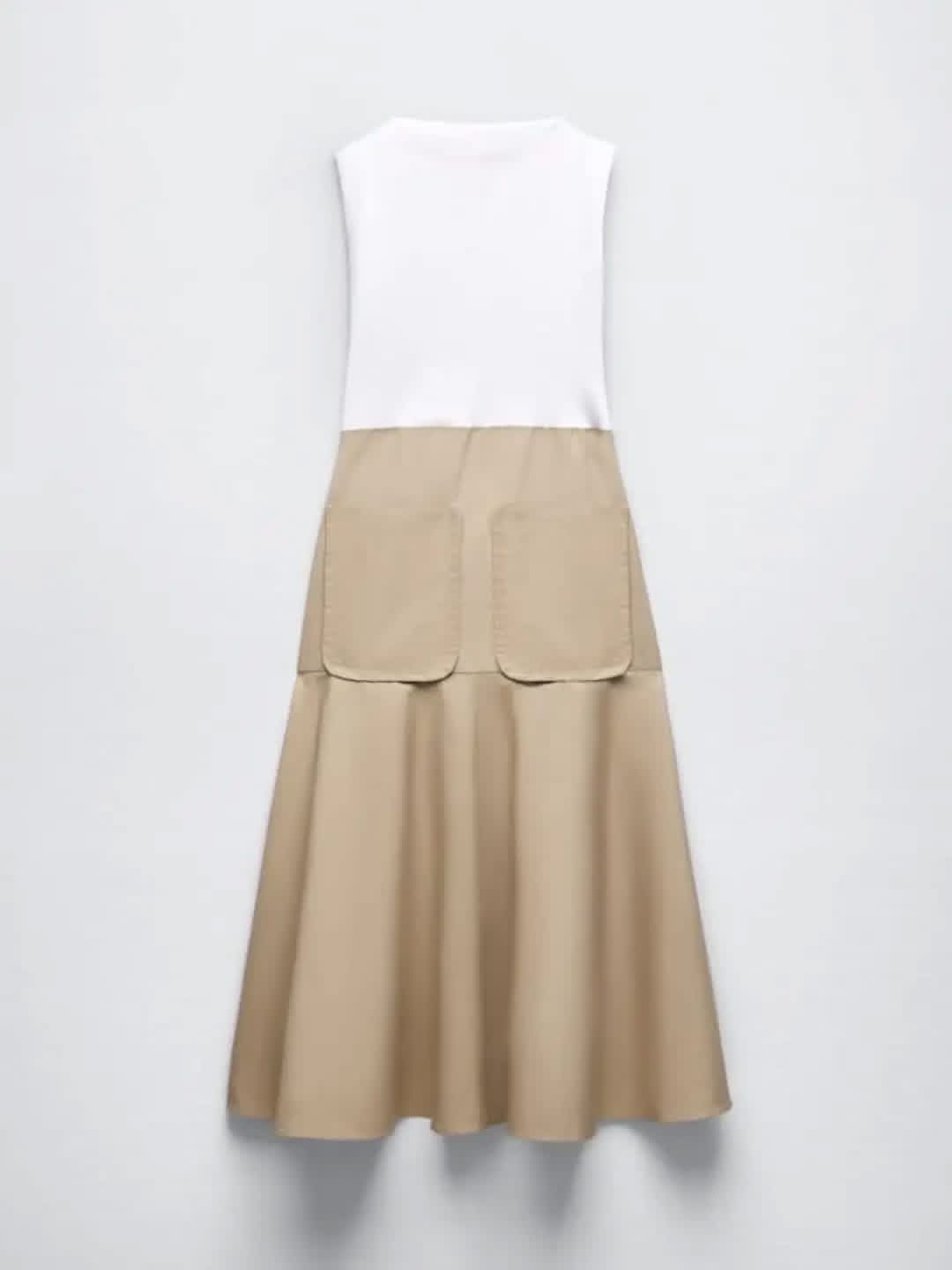 Robe bimatière Zara