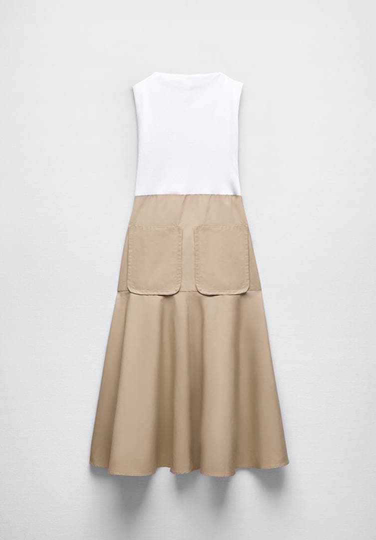 Robe bimatière Zara