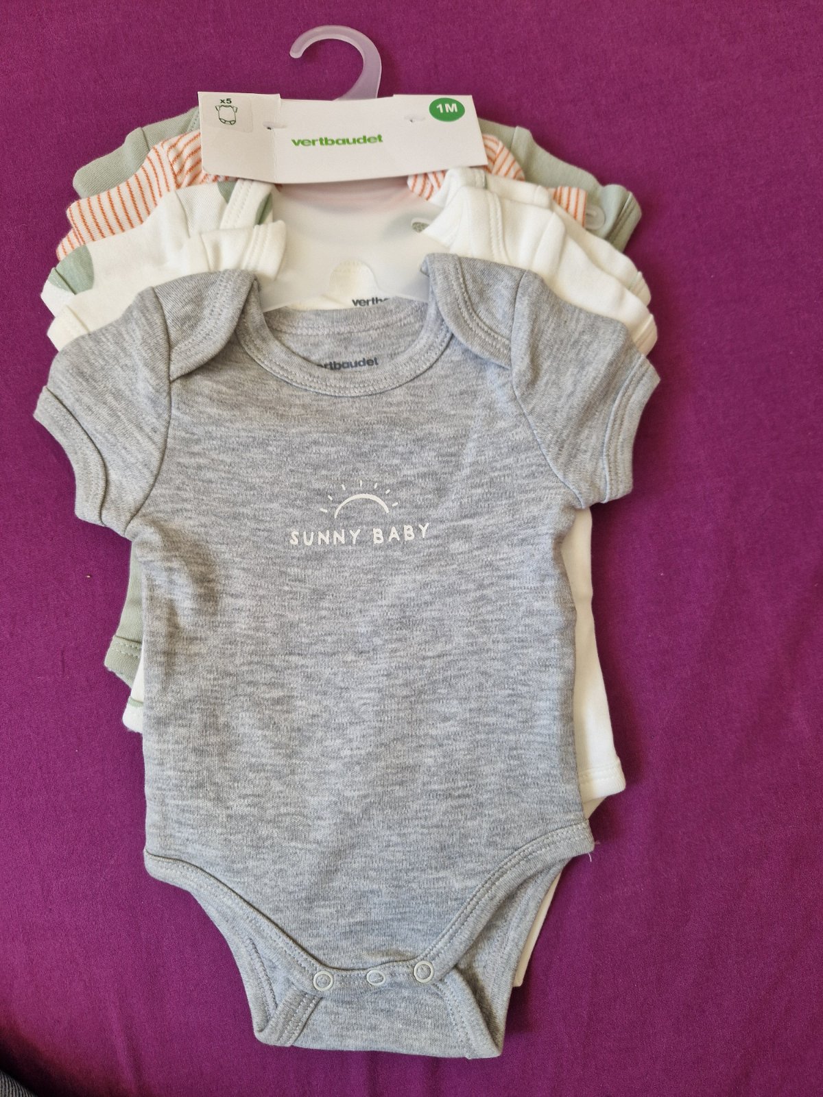 Body Vertbaudet pour bébé 1 mois