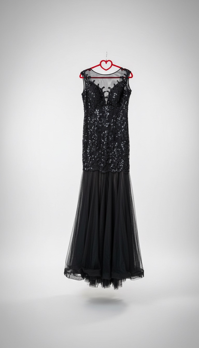 Robe noire soirée