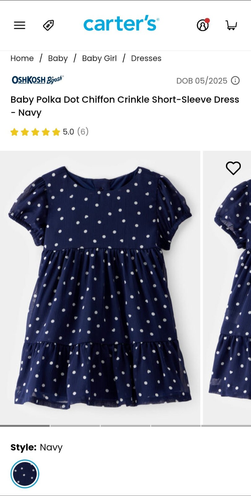 Dress carter's