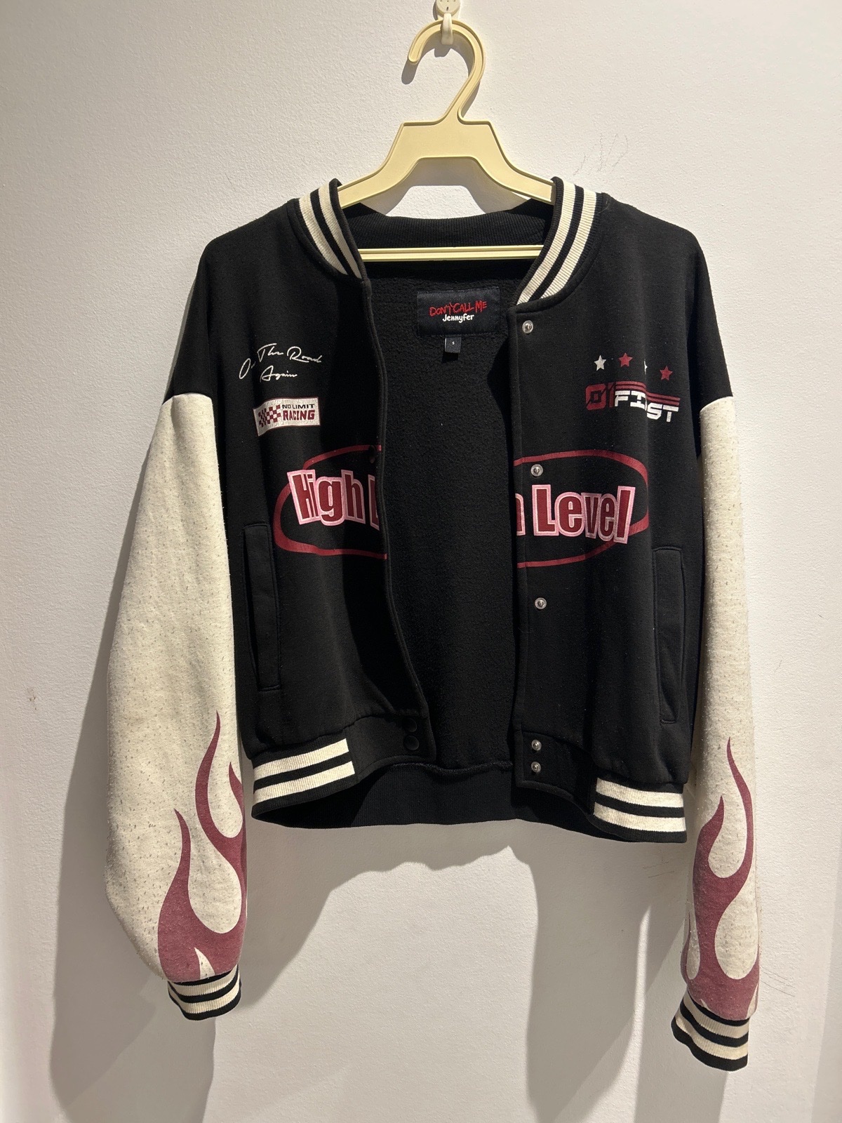 Gilet veste imprimée motifs course