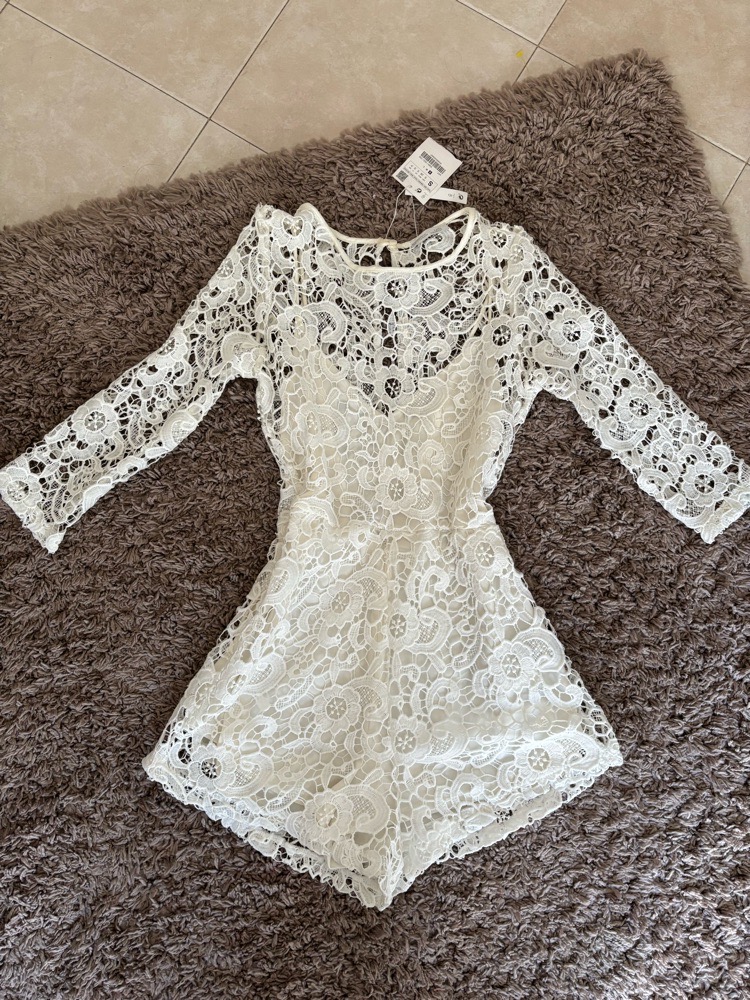 combinaison en crochet zara 