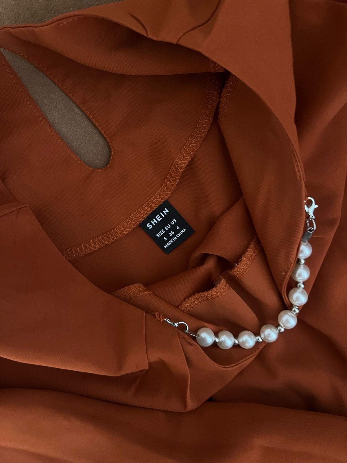 Robe orange shein 🧡