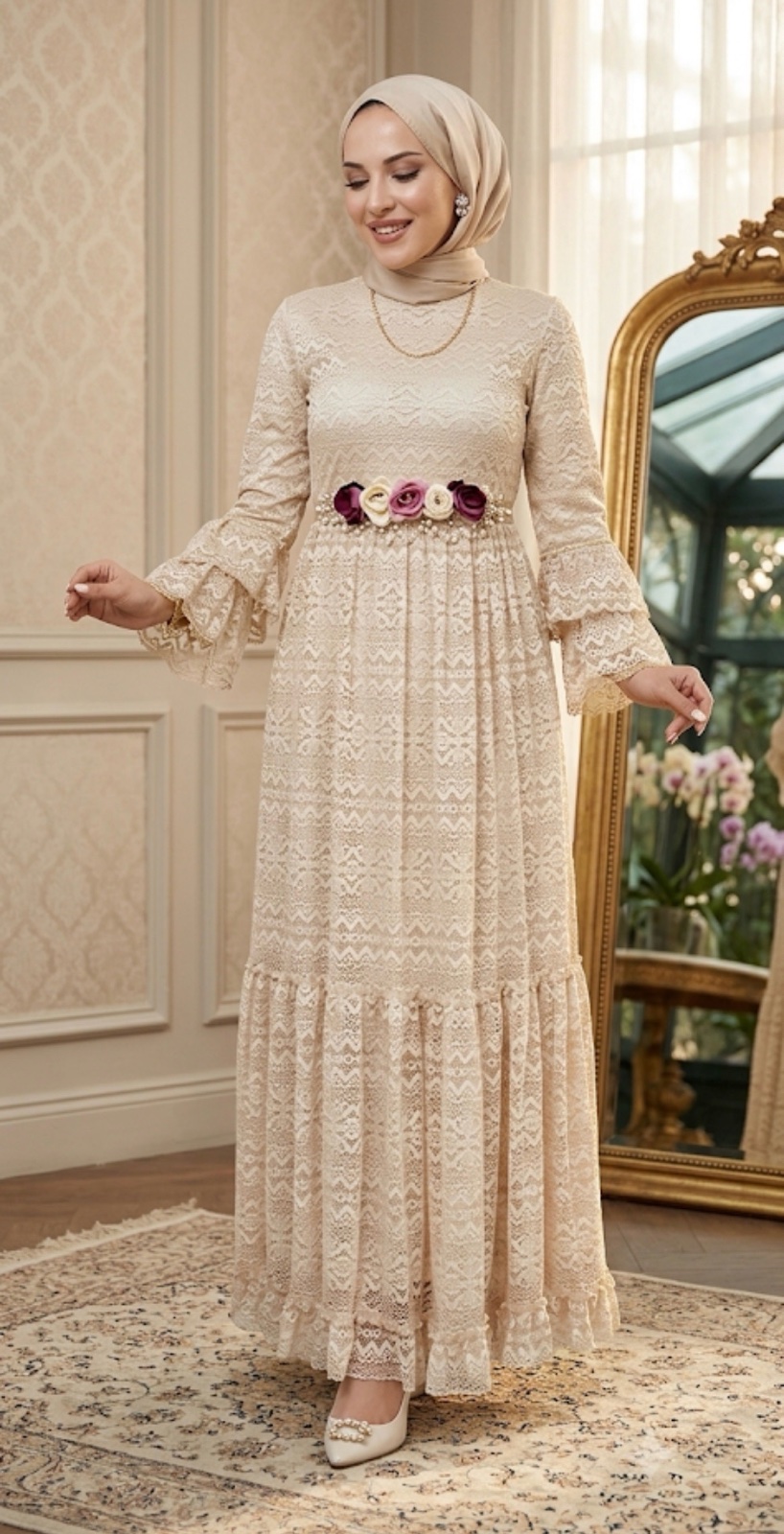 Robe dentaille 