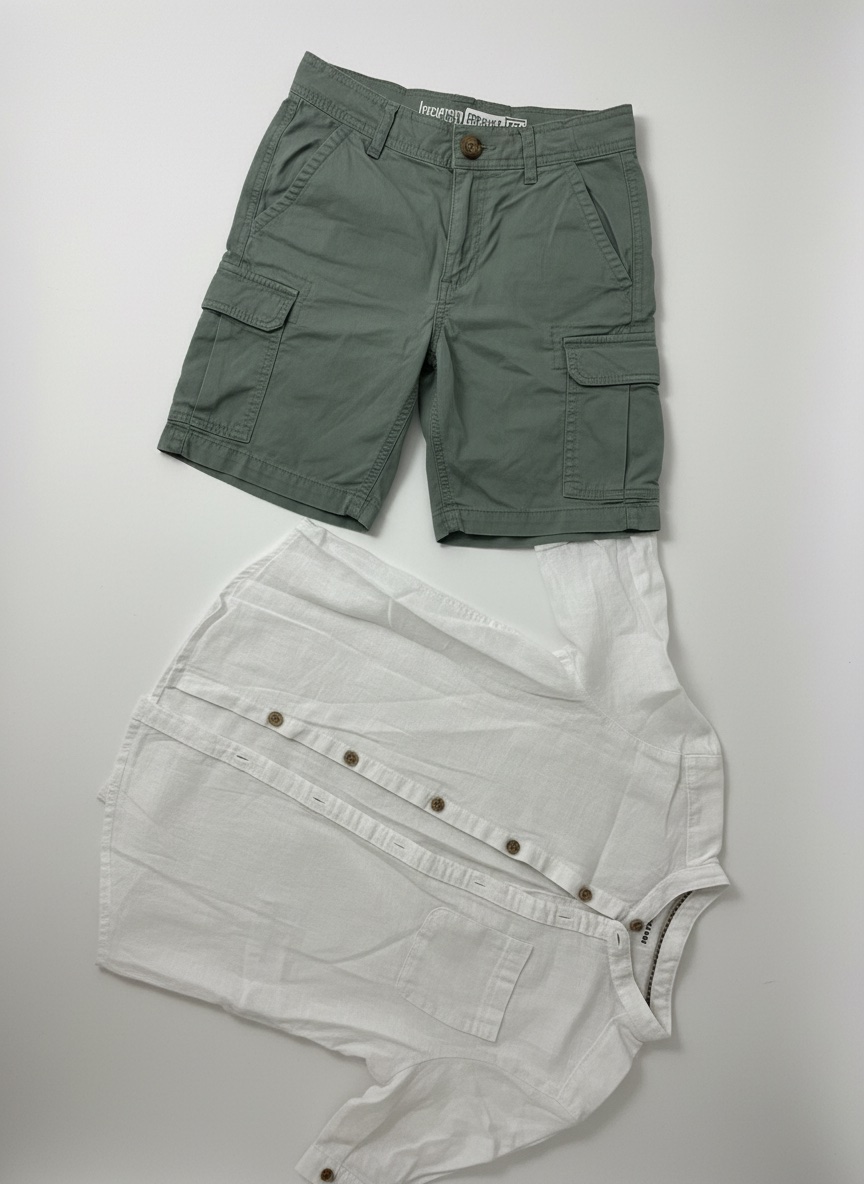 Short et chemise enfant