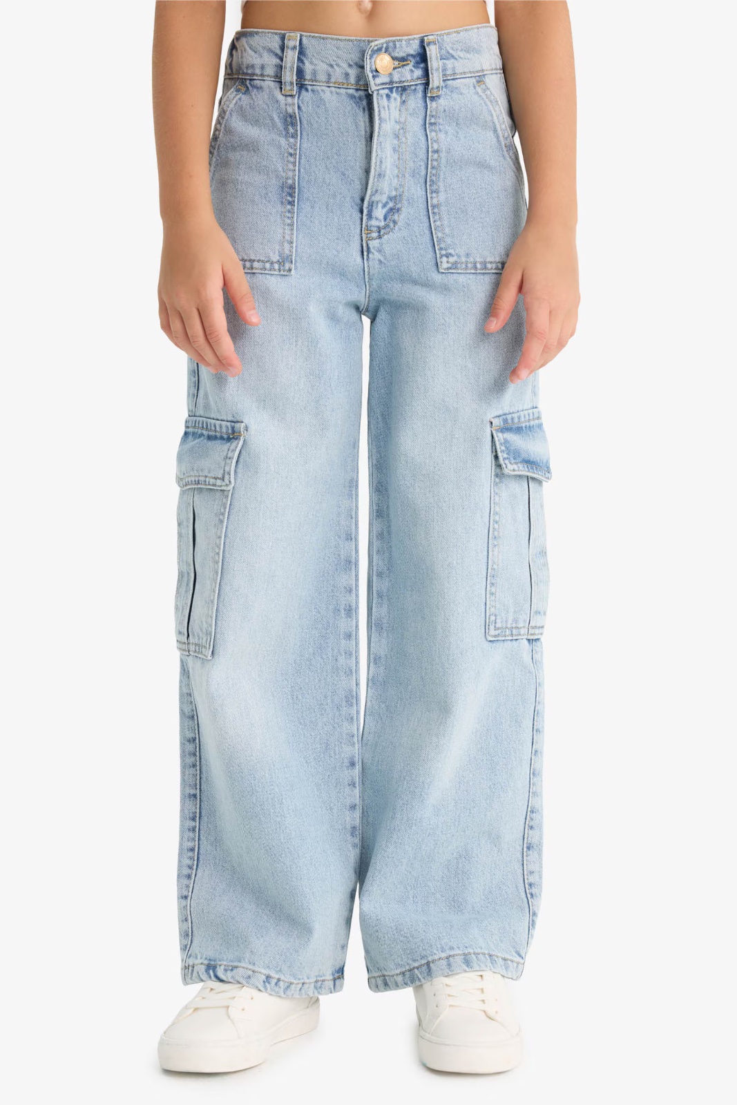Jean cargo avec poches