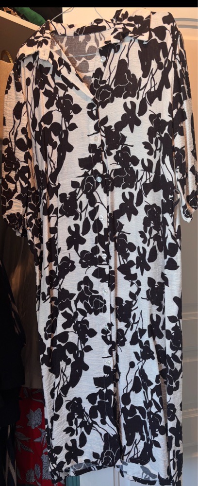 Robe noir et blanc 