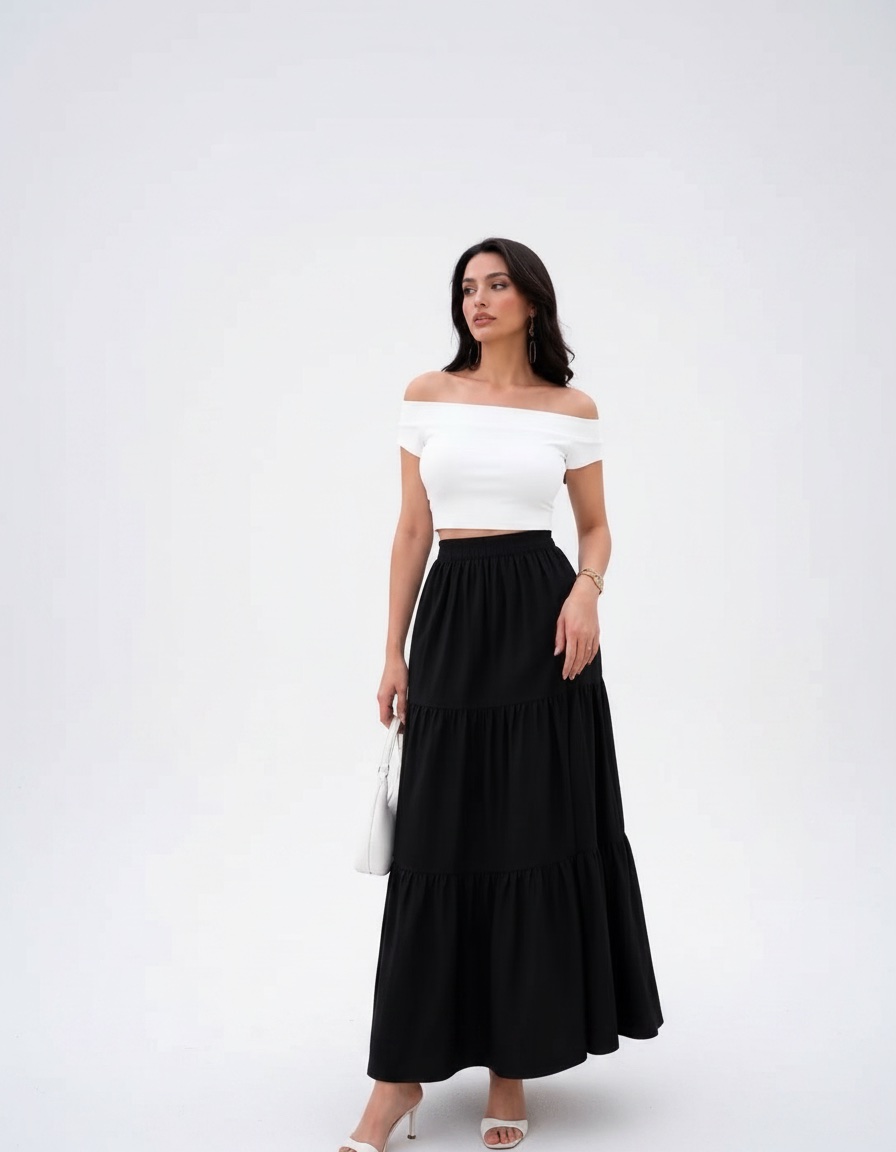 Lot de deux jupe maxi 