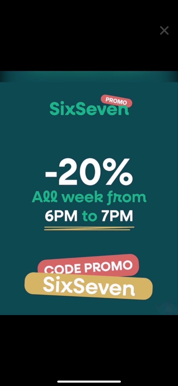 Code promo 