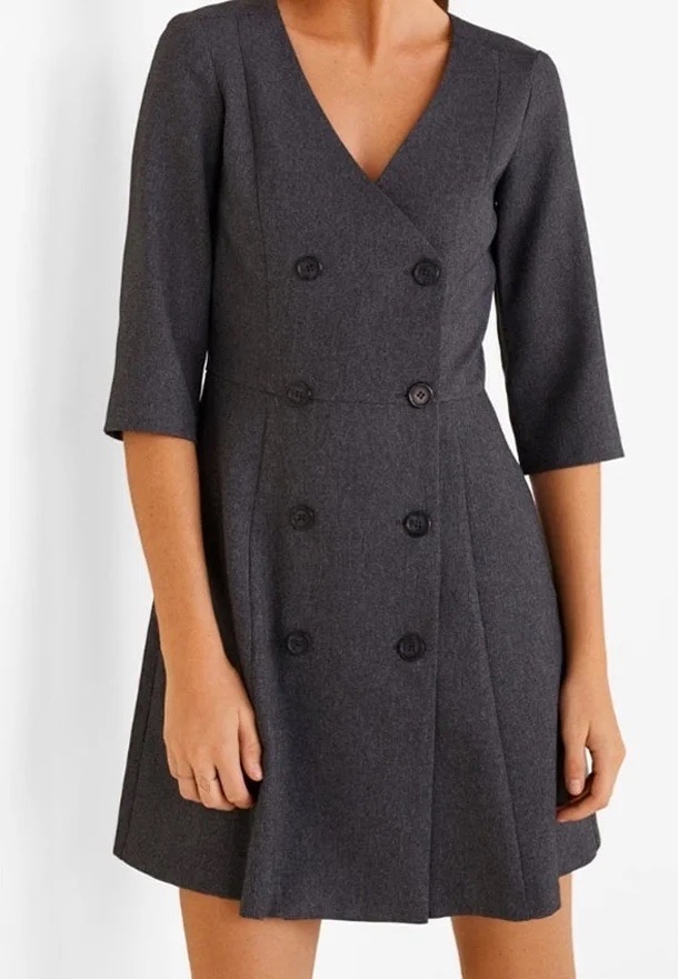Robe croisée Mango 