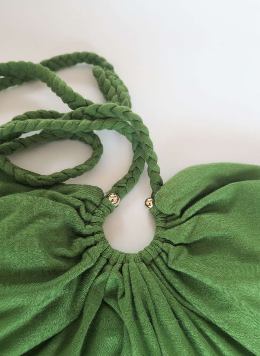 Robe verte longue taille M/L