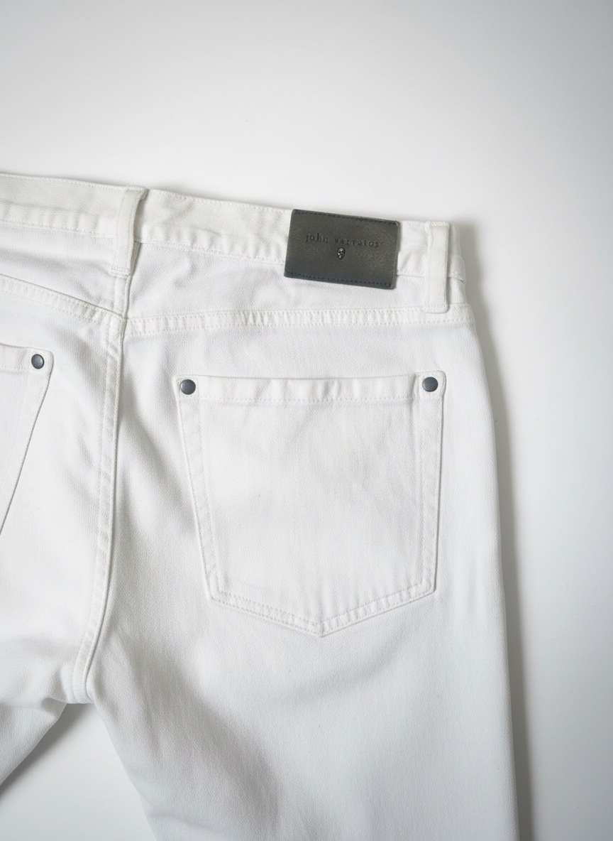 John Varvatos white jeans